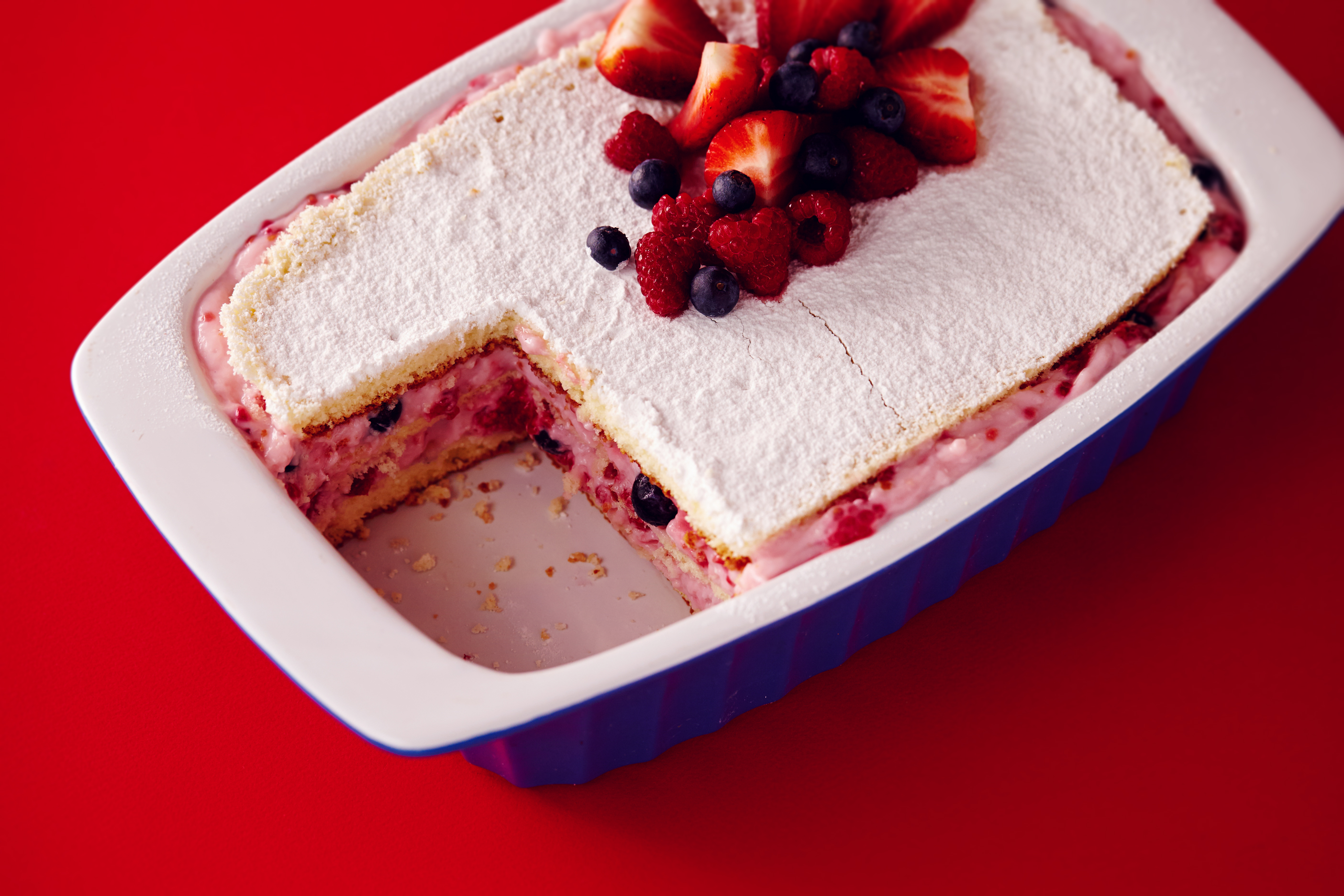 Postre de frutos rojos Exquisita Recetas dulces