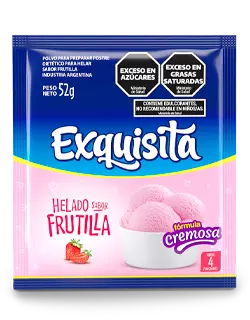 Helado Frutilla