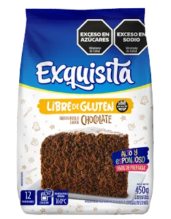 Bizcochuelo Chocolate Libre de Gluten