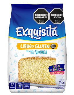 Bizcochuelo Vainilla Libre de Gluten