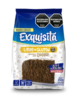 Bizcochuelo Chocolate Libre de Gluten